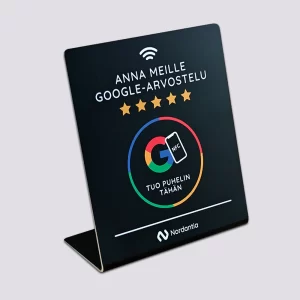 Google -arvostelukortti